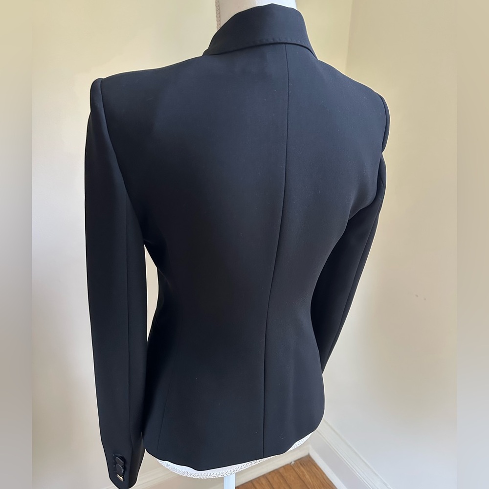 MaxMara Black Tuxedo Jacket Blazer NEW with Tags size 6 - Picture 4 of 10
